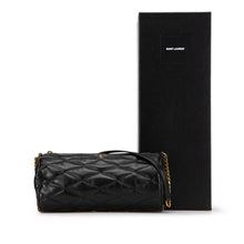 Saint Laurent | Pre-Owned Small Quilted Lambskin Sade Tube Bag | Black