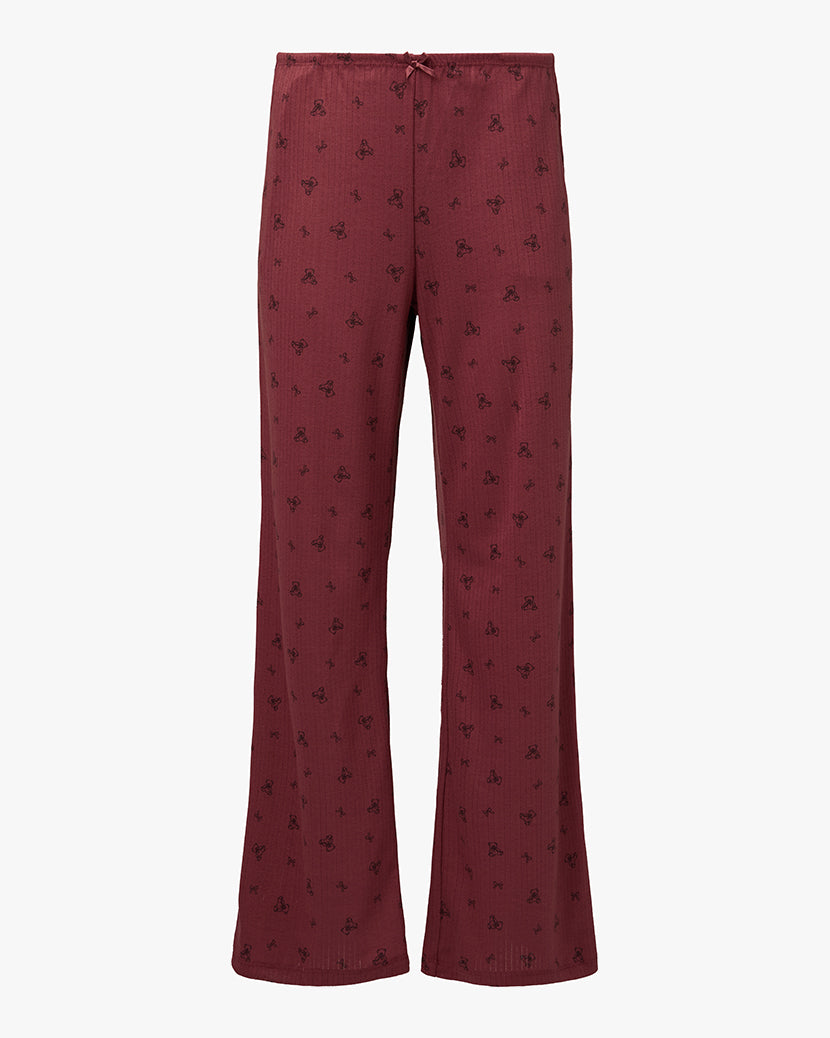 Pull-on Pants | Rouge/Dark Navy