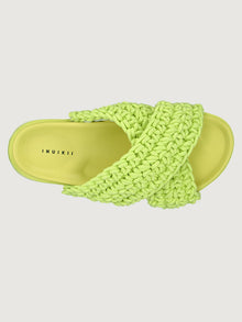 Inuikii | Woven Slide | Lime