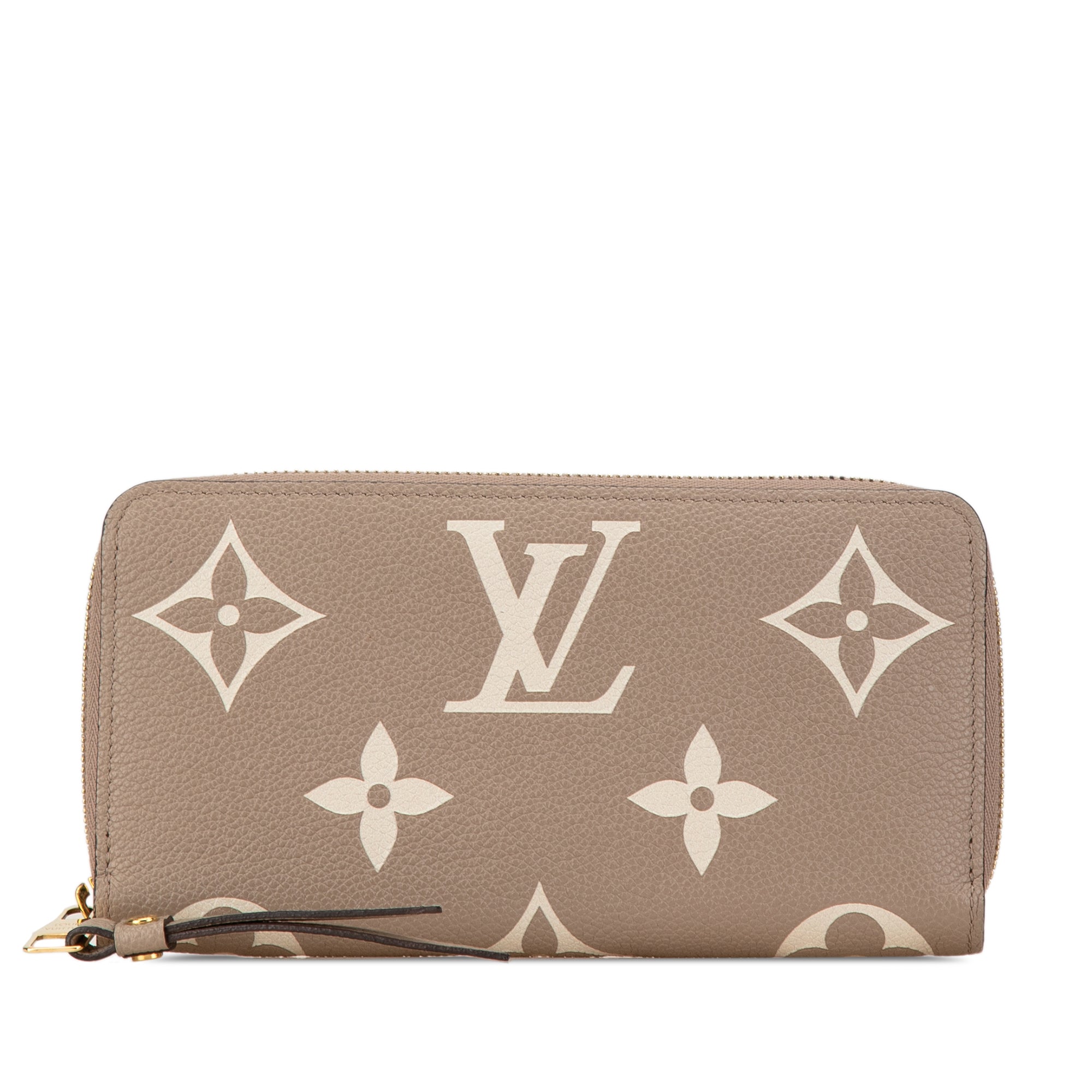 Louis Vuitton | Pre-Owned Monogram Giant Empreinte Zippy Wallet | Brown/Taupe