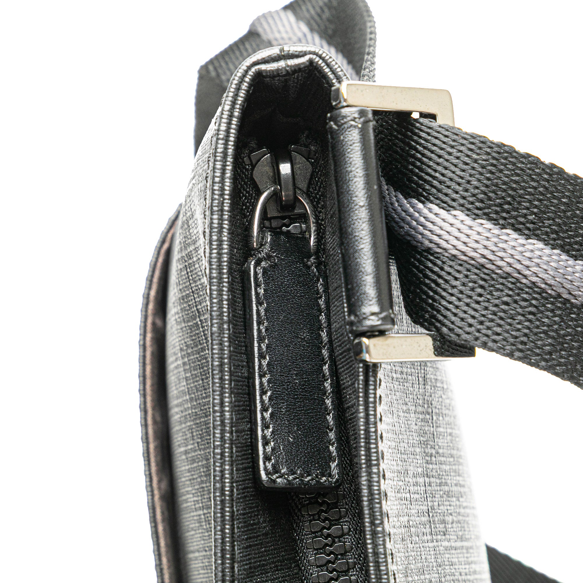 Fendi | Pre-Owned Zucca Coated Canvas Crossbody | Black