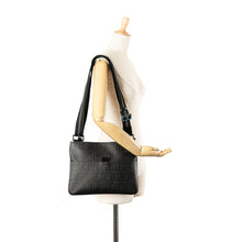 Fendi | Pre-Owned Zucca Coated Canvas Crossbody | Black