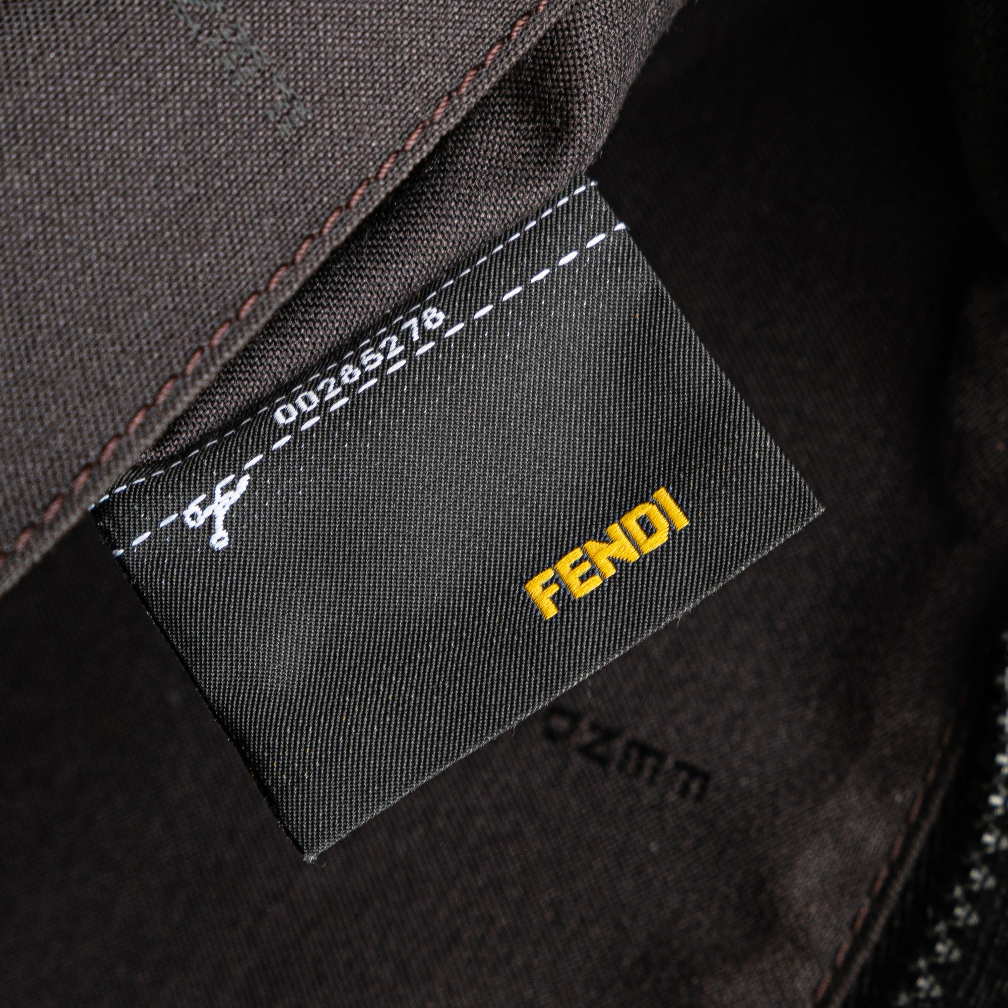 Fendi | Pre-Owned Zucca Coated Canvas Crossbody | Black