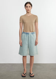 Supima Cotton Cropped Perfect S/S | Fatigue