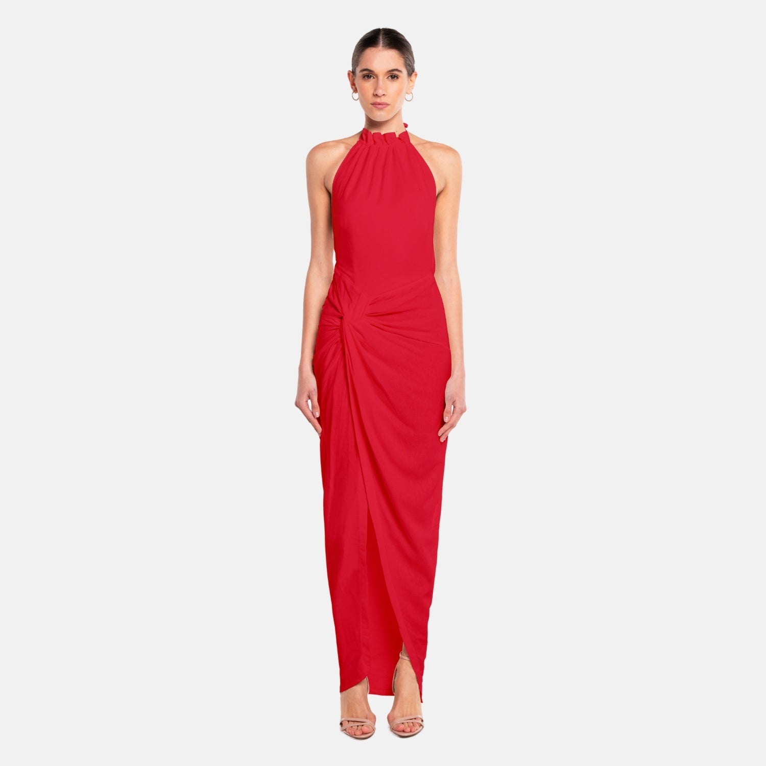 OW Collection Isla Dress | Cherry Red