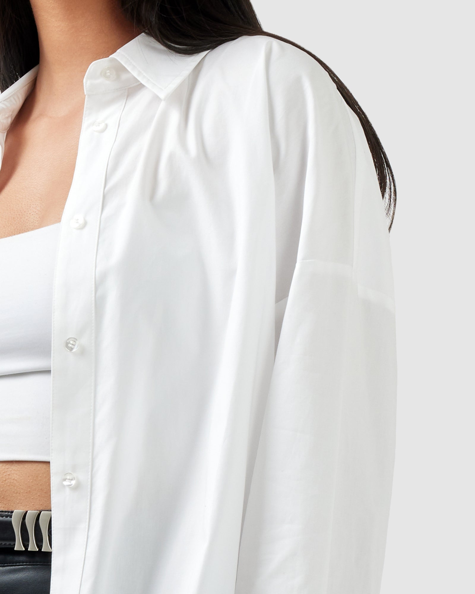 Women | Into You Oversized Shirt | White