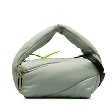 Off-White | Pre-Owned Leather Pump Pouch | Green