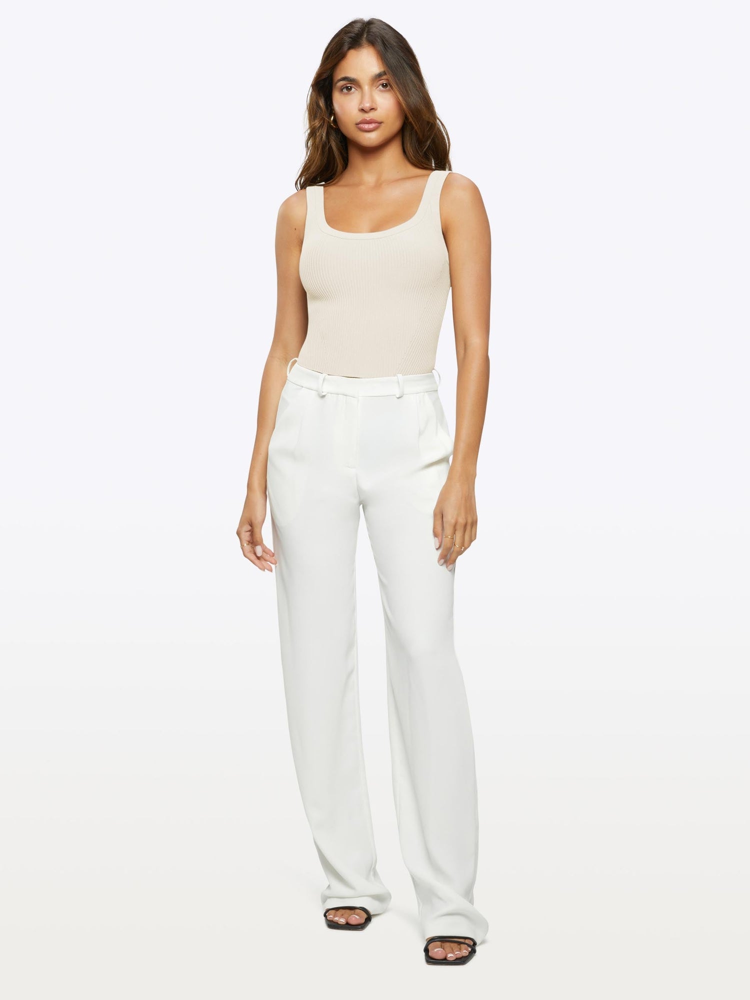 Womens | Coreflex Form-Fitting Tank | Ivory