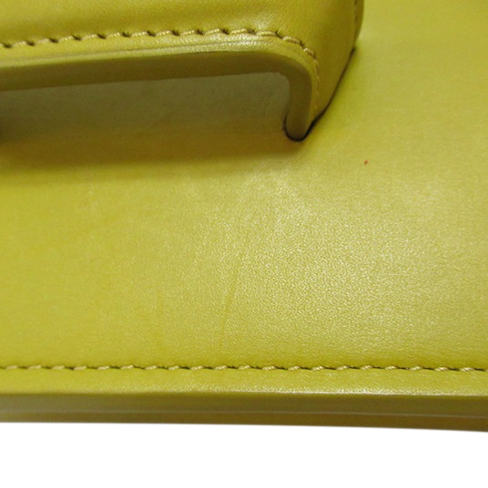 Loewe | Pre-Owned Small Leather Barcelona Crossbody | Yellow