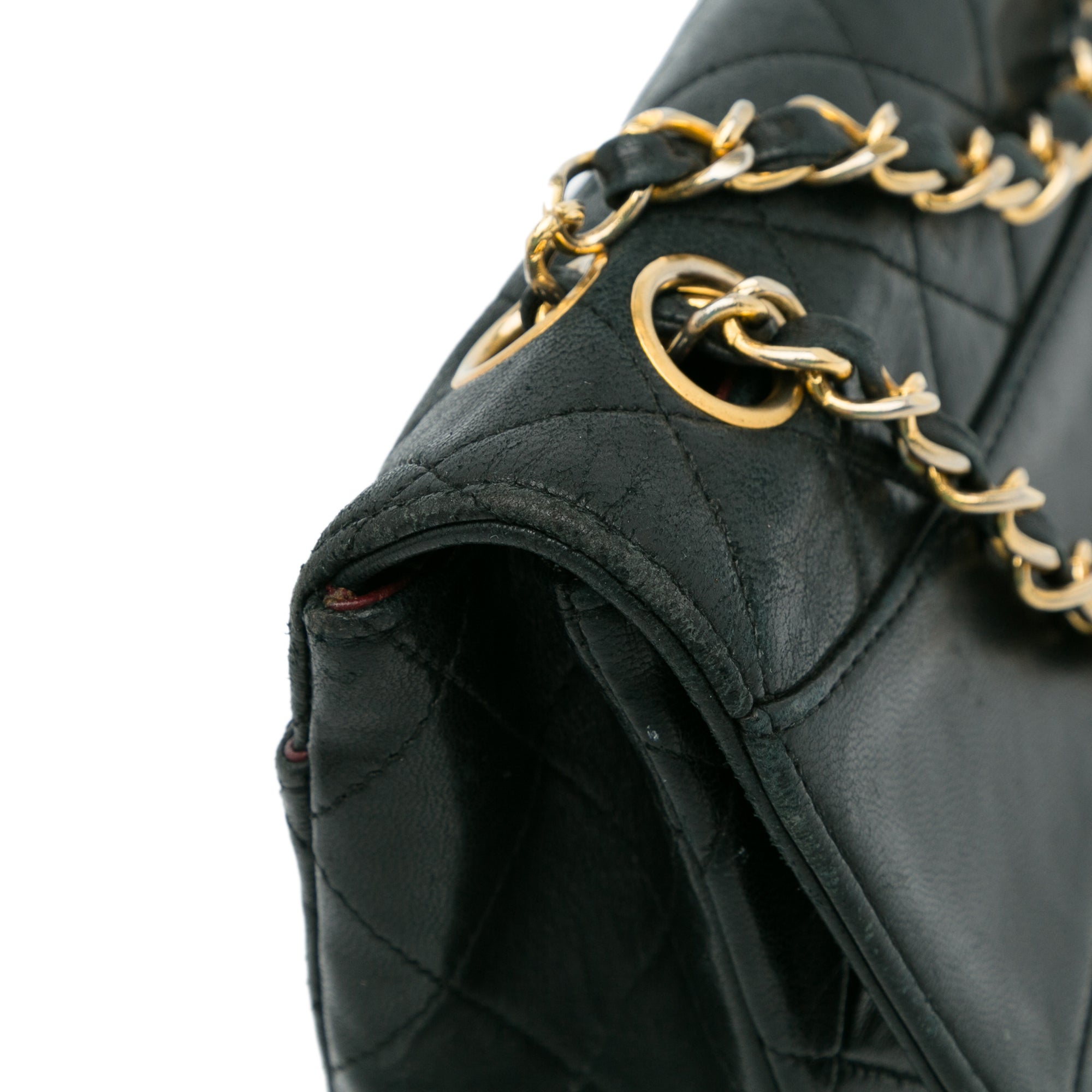 Chanel Pre-Owned Quilted Lambskin Shoulder Bag | Women | Black