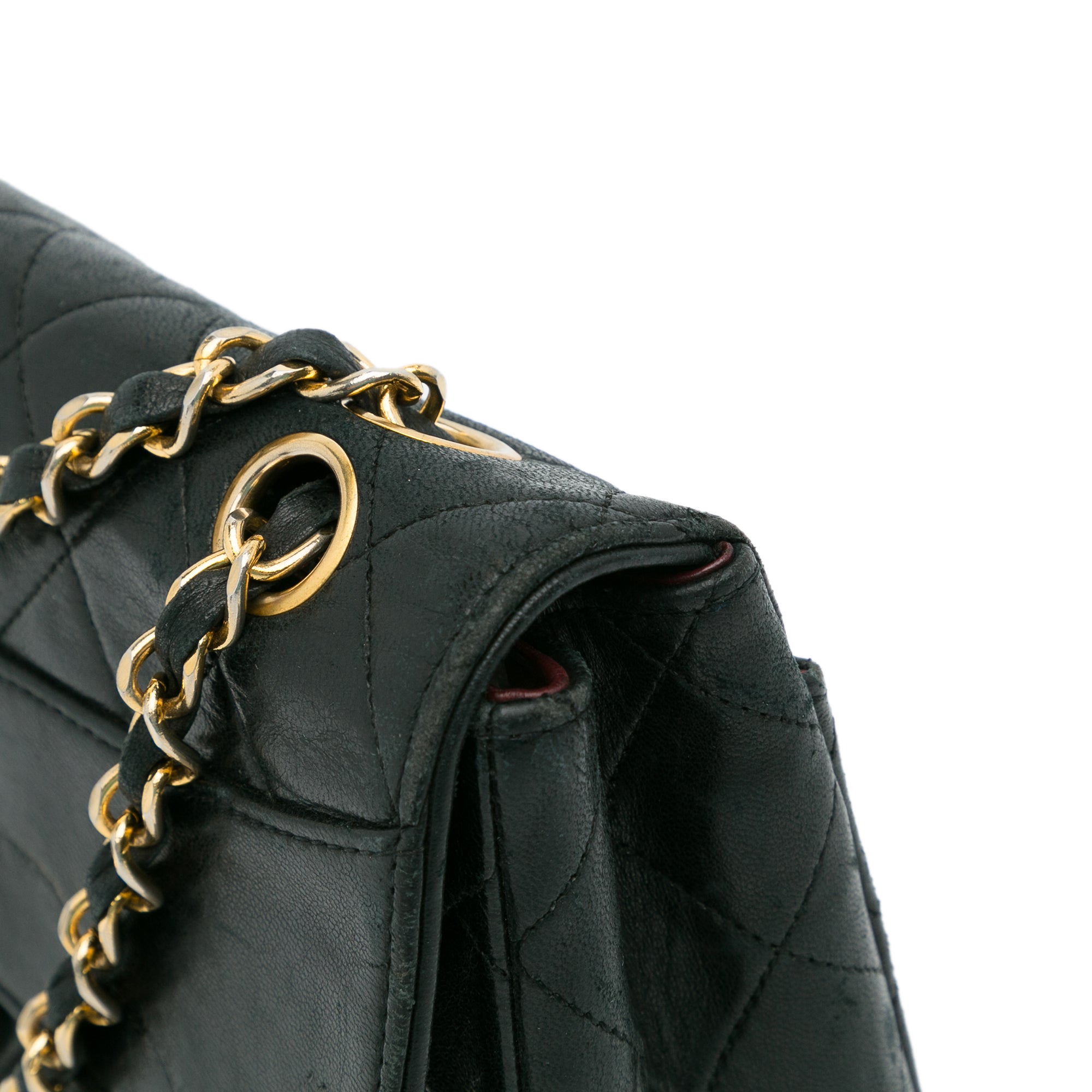 Chanel Pre-Owned Quilted Lambskin Shoulder Bag | Women | Black