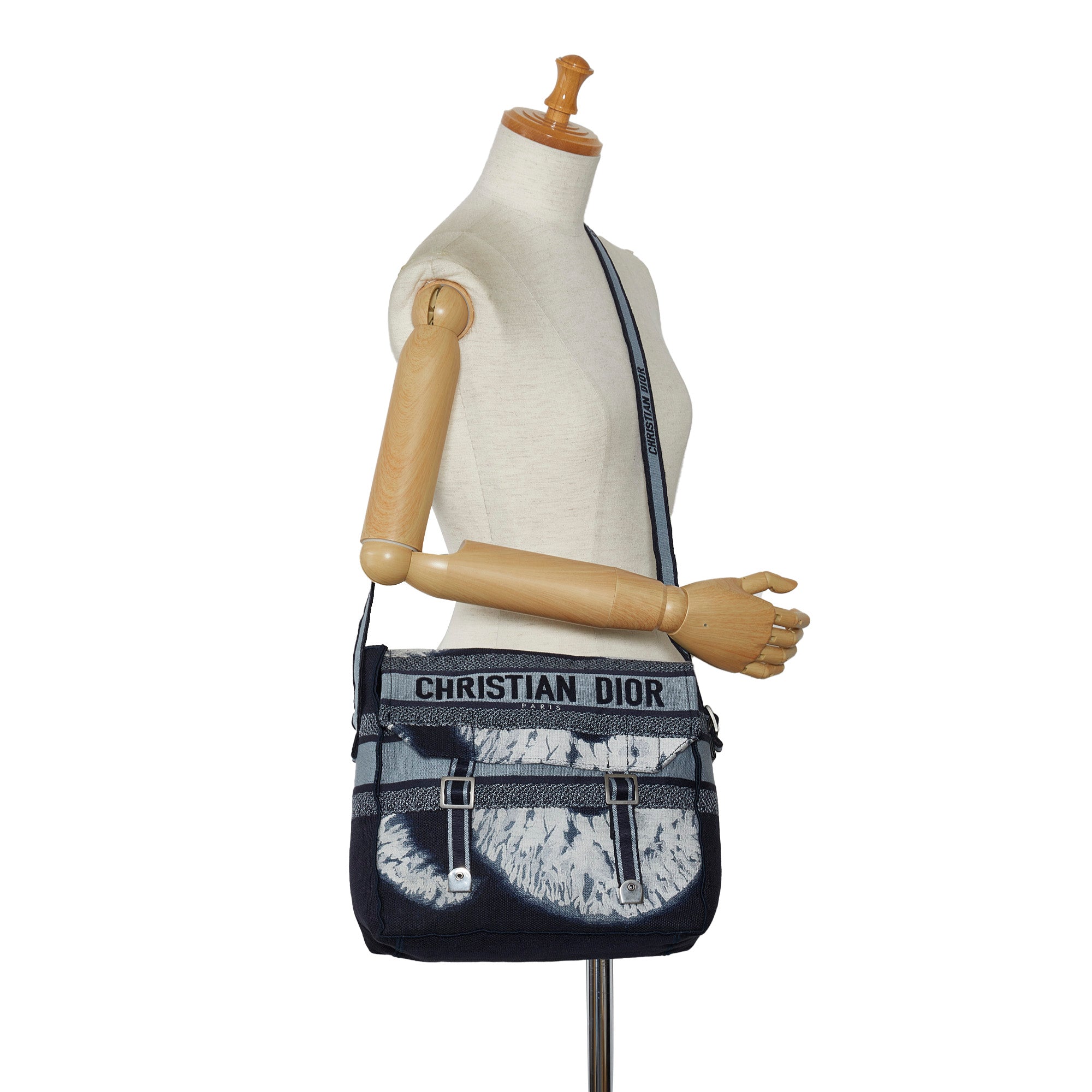 Dior | Pre-Owned Tie Dye Diorcamp Messenger Bag | Blue