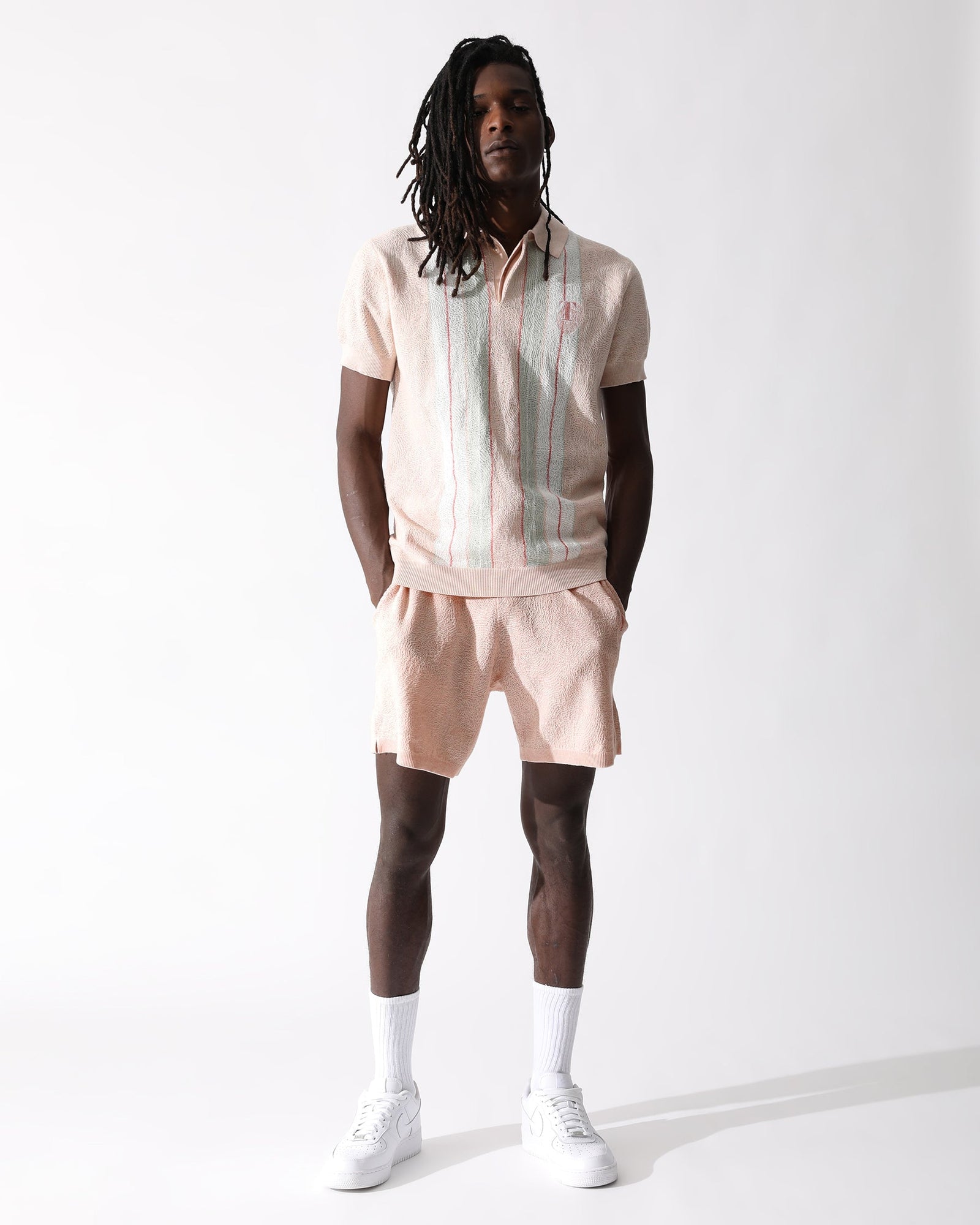 Identity Gauzy Knit Shorts-MENS-Twenty