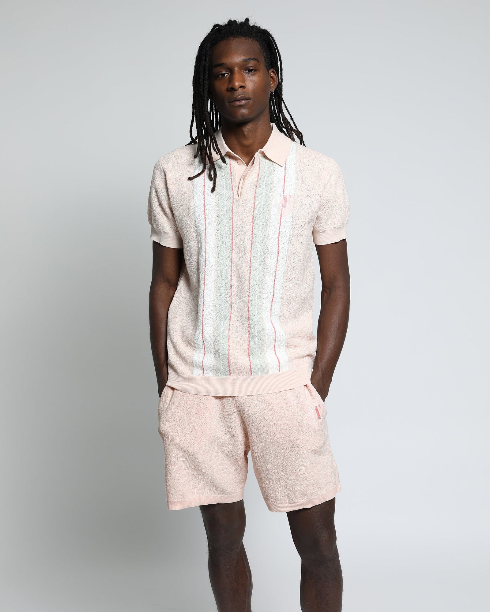 Identity Gauzy Knit Shorts-MENS-Twenty