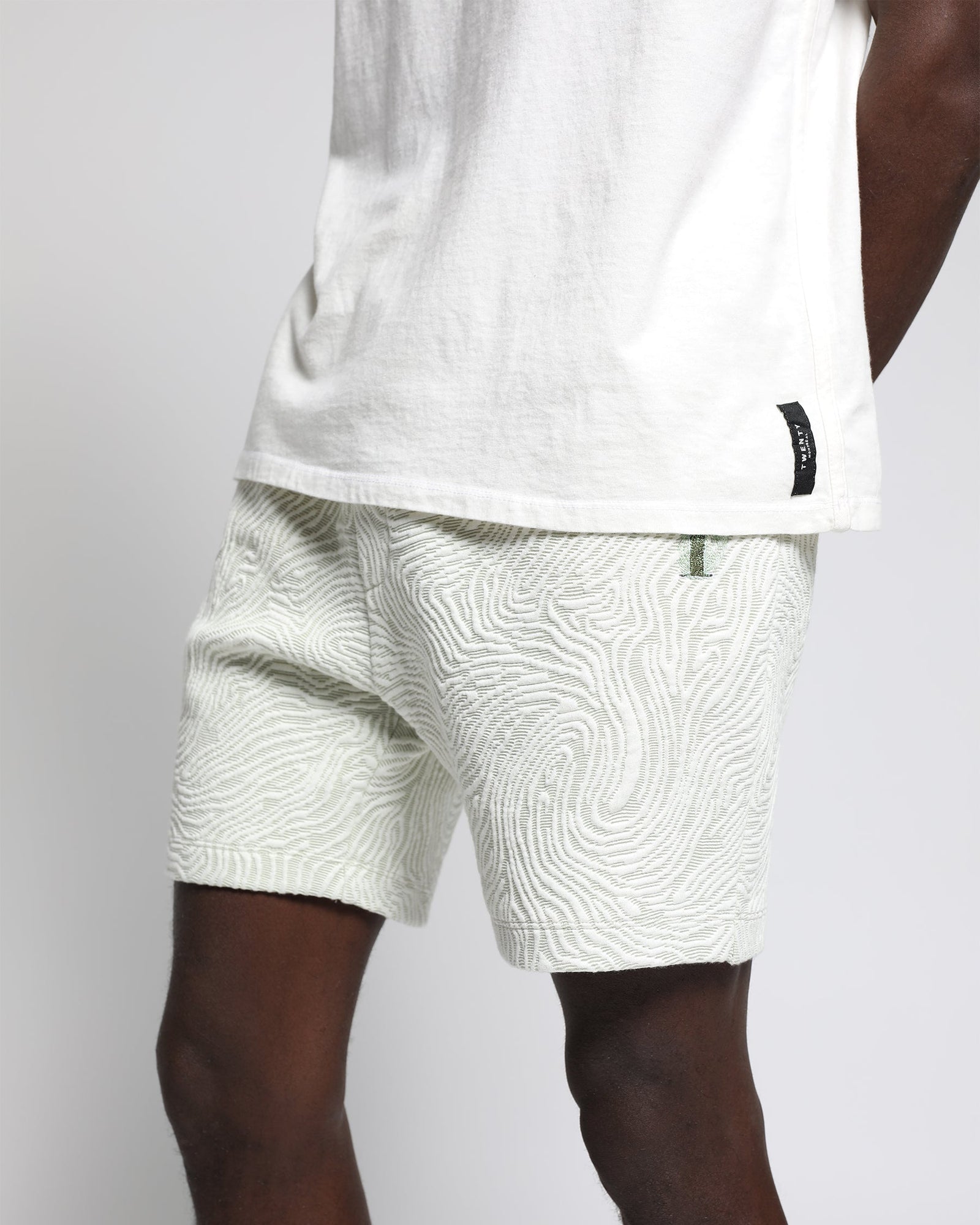 Identity Thumbprint 3D Blister Shorts-MENS-Twenty