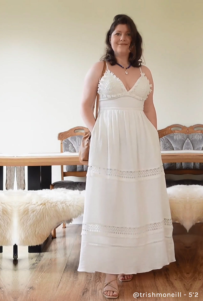 Imogene Dress | White Eyelet