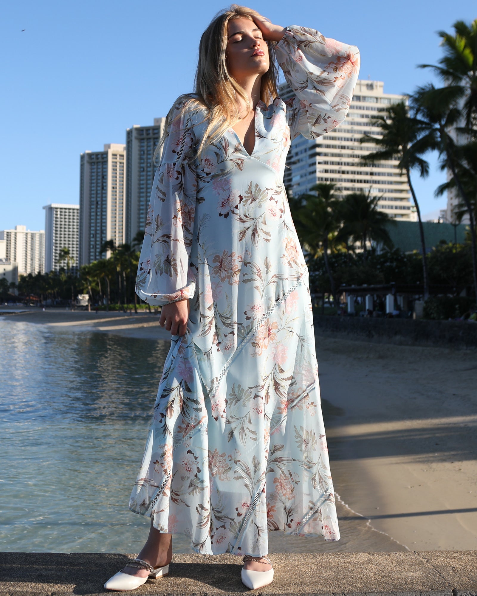 Women | In Your Dreams Maxi Dress | Light Blue