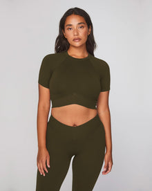 Inhale T-Shirt | Army Green