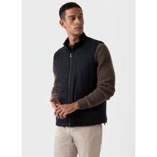 Insulated Wool Gilet | Men | Charcoal Melange