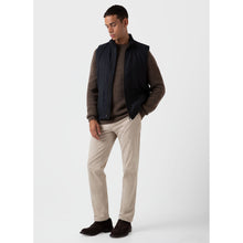 Insulated Wool Gilet | Men | Charcoal Melange