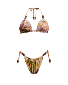 Inti Reversible Bikini Top | Vibra Print