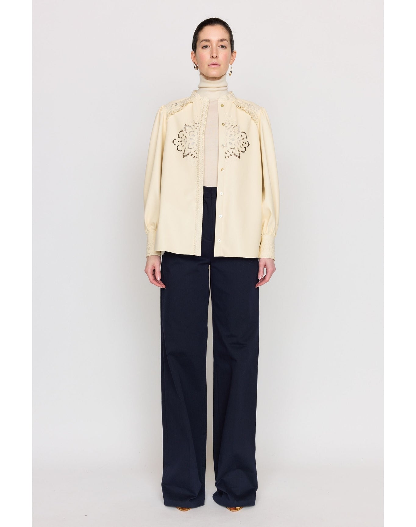 Irina Jacket | Porcelain