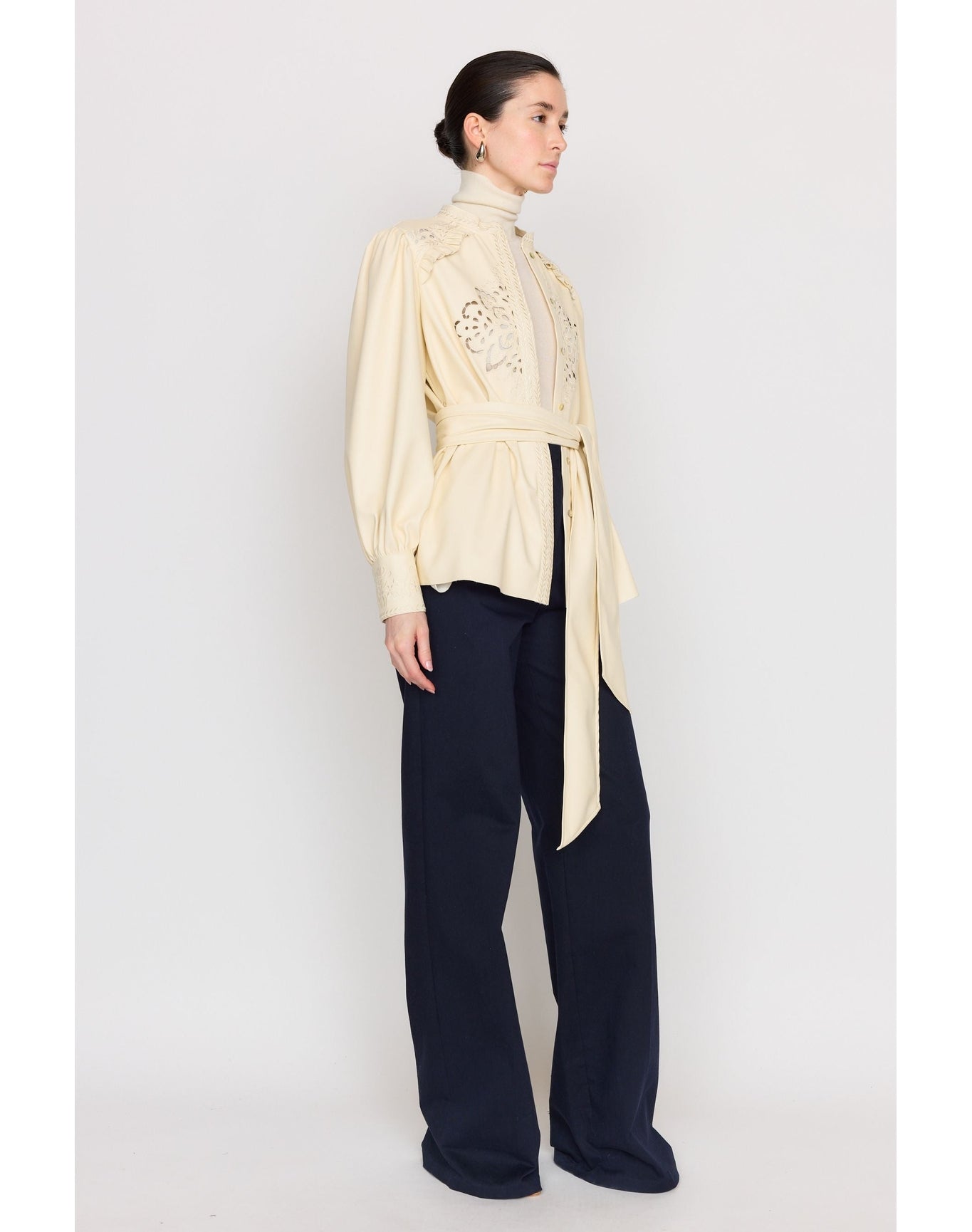 Irina Jacket | Porcelain