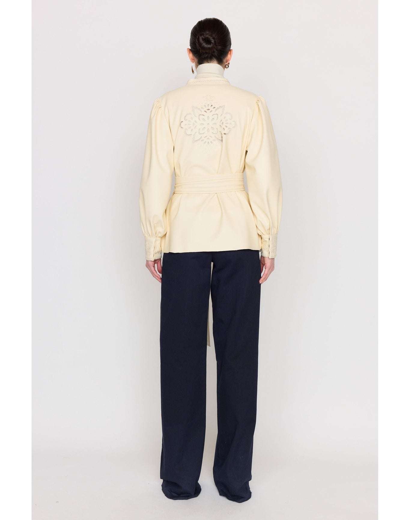Irina Jacket | Porcelain