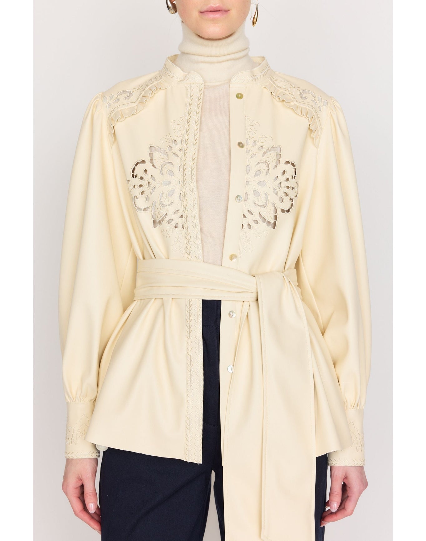 Irina Jacket | Porcelain