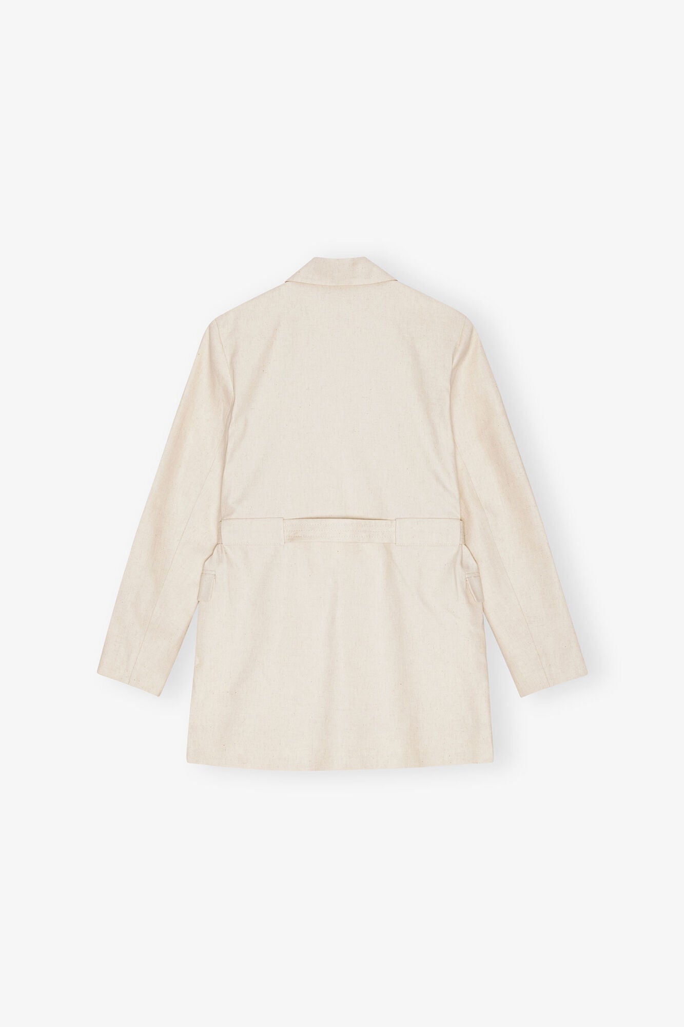 Ivory Cotton Melange Tailoring Blazer | Angora