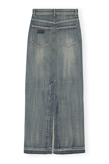 Edge Denim Maxi Skirt | Tint Wash