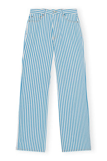 Striped Magny Jeans | Bright White