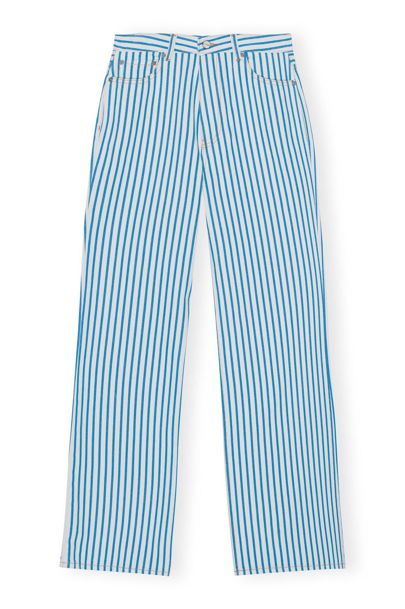 Striped Magny Jeans | Bright White