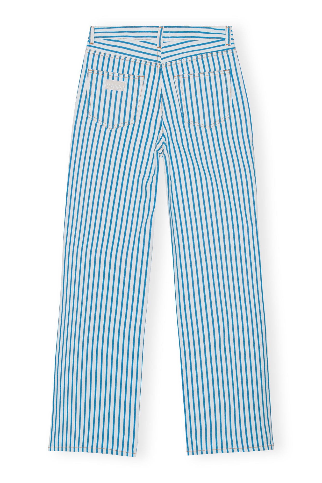 Striped Magny Jeans | Bright White