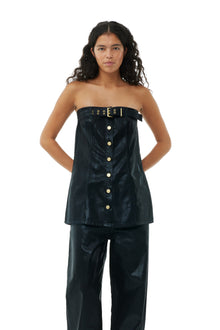 Foil Denim Corsage | Black