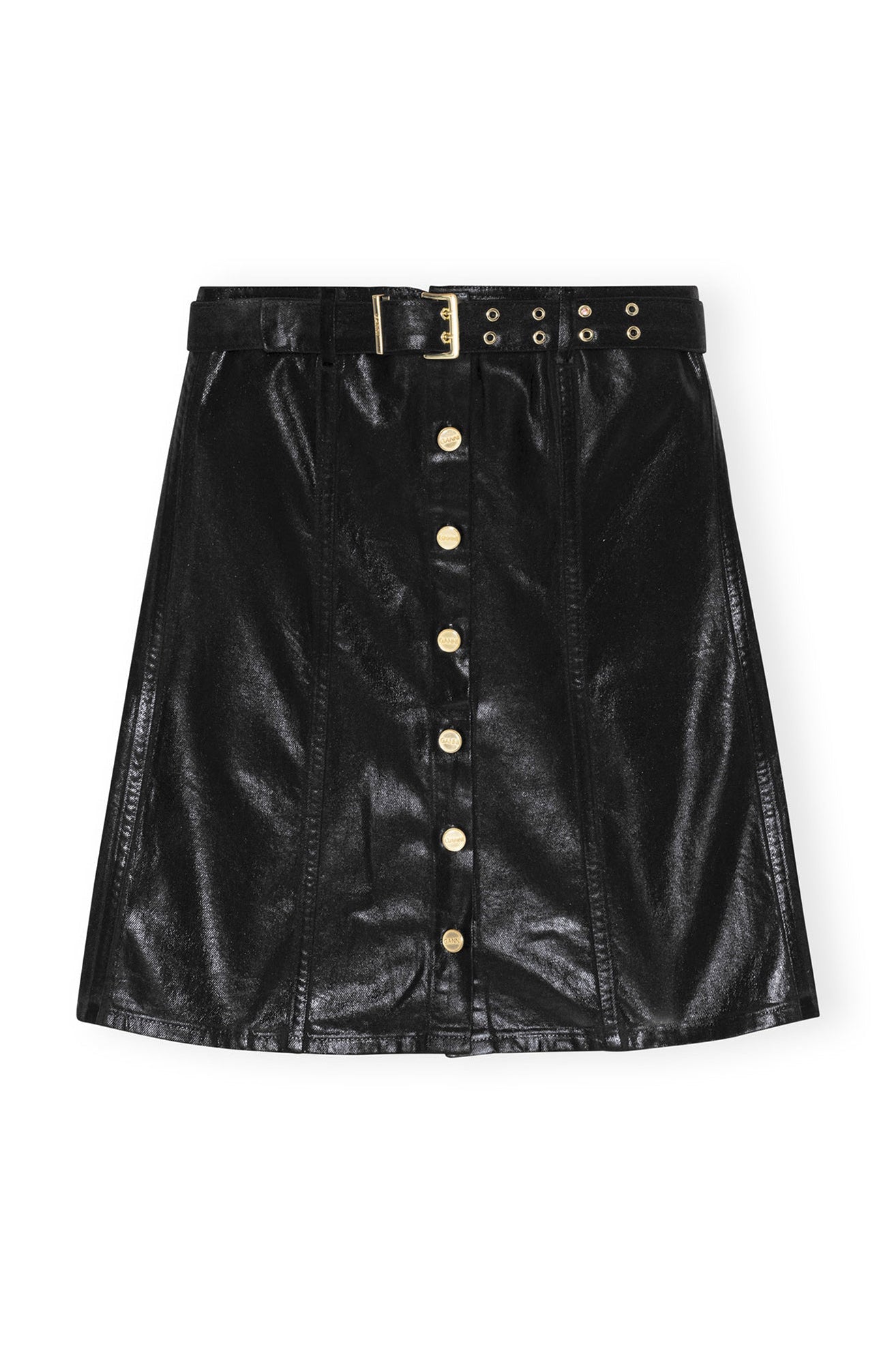 Foil Denim Corsage | Black