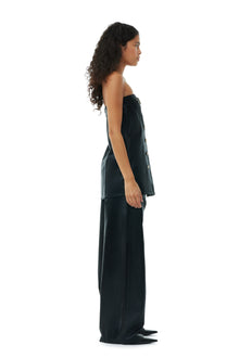 Foil Denim Corsage | Black