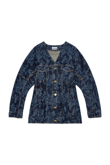 Lazer Denim Blazer | Mid Blue Stone