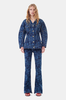 Lazer Denim Blazer | Mid Blue Stone