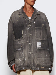 Men | Maison MIHARA YASUHIRO | Aged Chore Jacket | Black