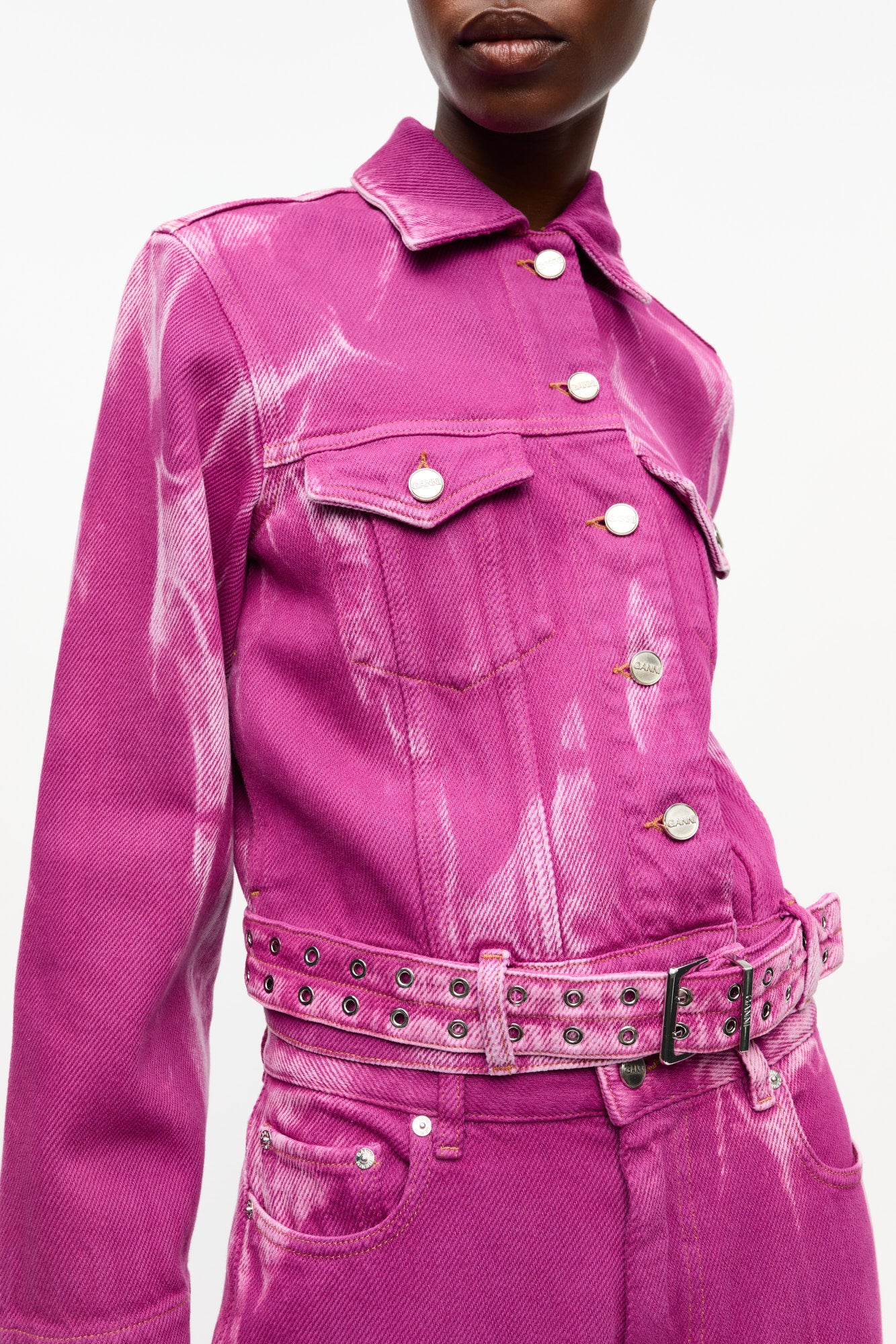 Overdyed Denim Jacket | Boysenberry