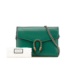 Gucci | Pre-Owned Mini Leather Dionysus Wallet on Chain | Green