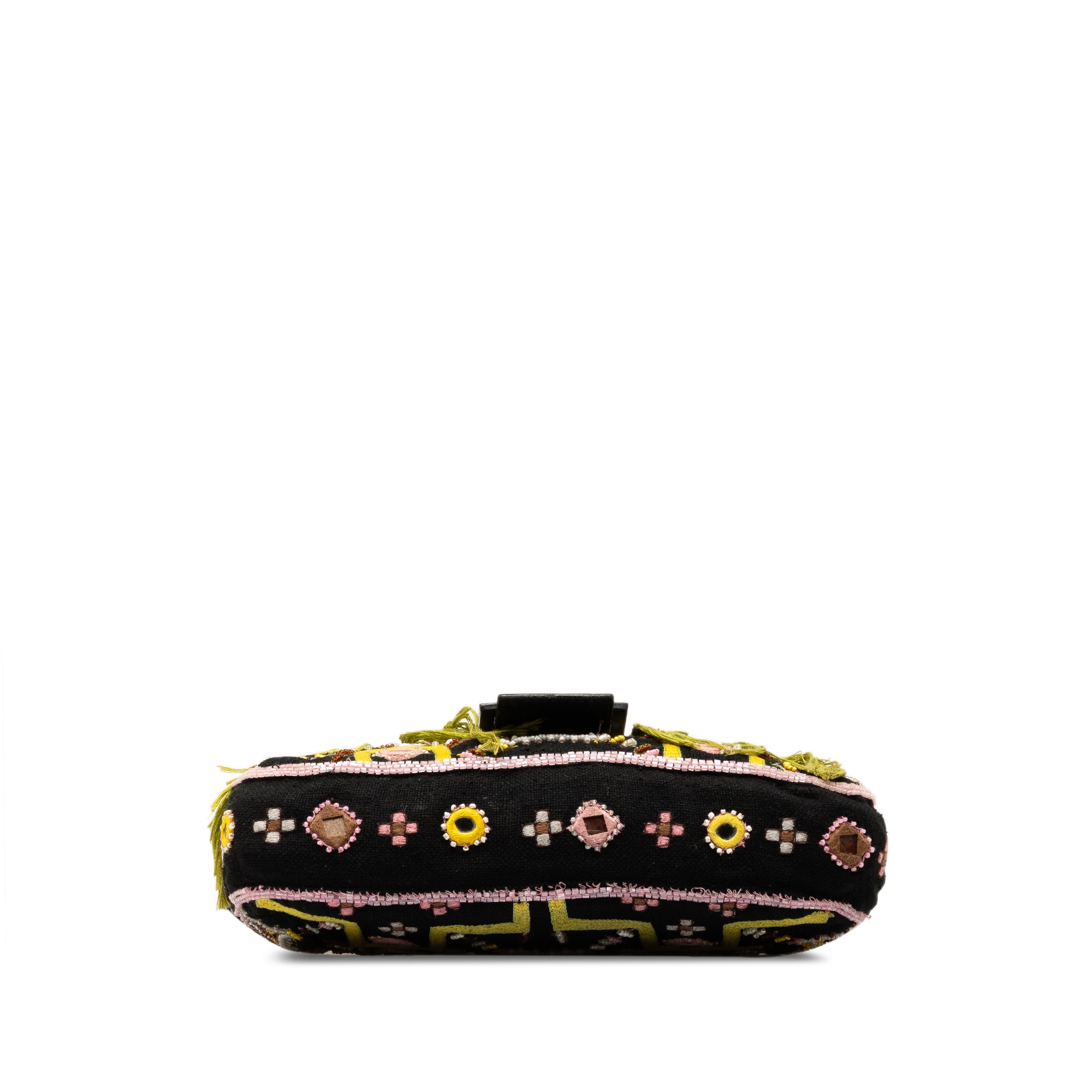 Fendi Pre-Owned Embroidered Beaded Baguette | Women | Brown x Dark Brown