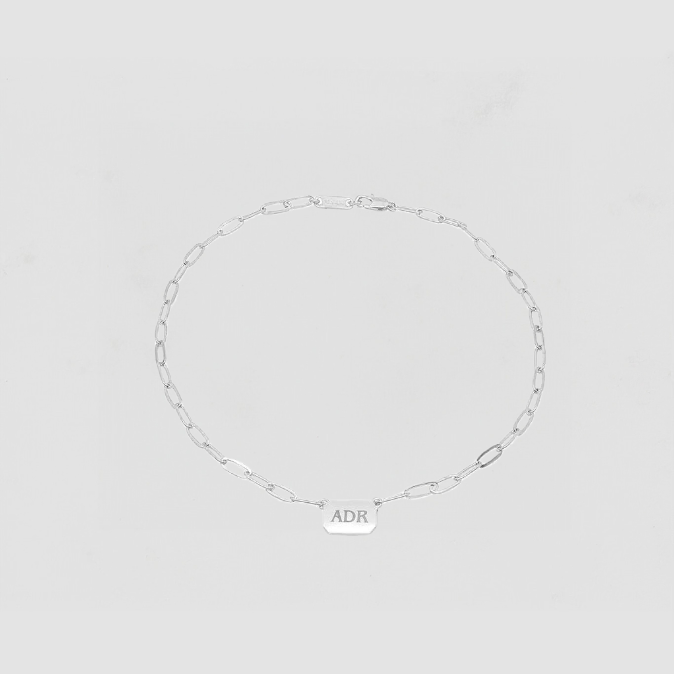 The Janina Id Necklace | Silver Plated