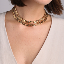 Double Carter Choker | 14K Gold-Dipped Brass
