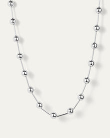 Celeste Necklace | Silver Dipped Brass