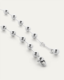 Celeste Necklace | Silver Dipped Brass