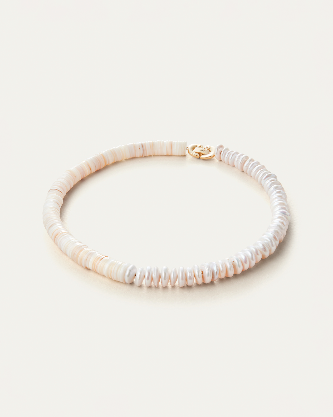 Freshwater Pearls | Petra Necklace | 14K Gold Ion Plated Steel