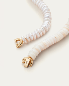 Freshwater Pearls | Petra Necklace | 14K Gold Ion Plated Steel