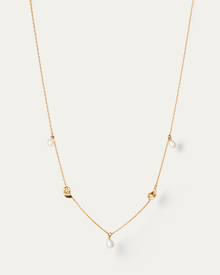 Freshwater Pearl | Lucille Necklace | 14K Gold-Plated Steel